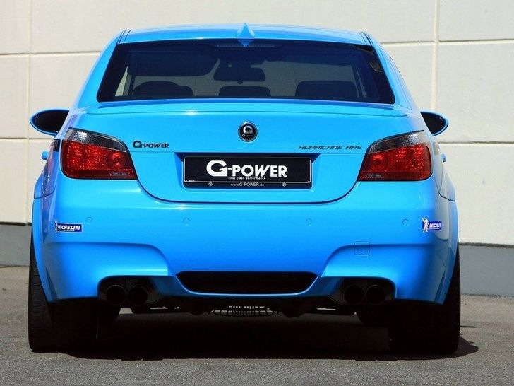 BMW M5 Hurricane G Power — вид сзади BMW M5 Hurricane G Power — вид сзади