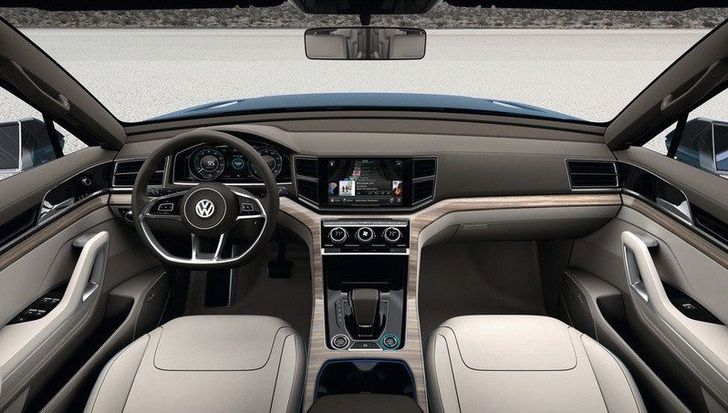 Volkswagen CrossBlue concept — интерьер Volkswagen CrossBlue concept — интерьер