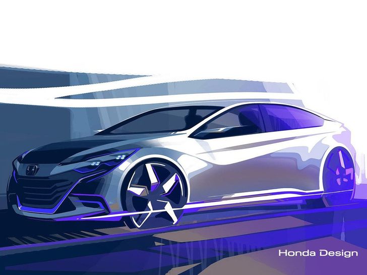 Тизер новой модели Honda Тизер новой модели Honda