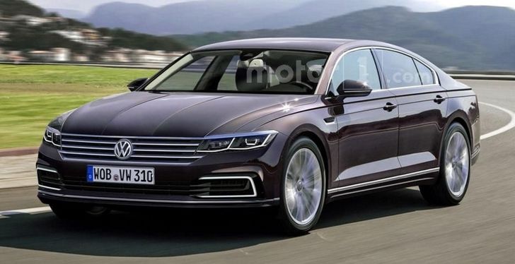 Рендер VW Phaeton 2
