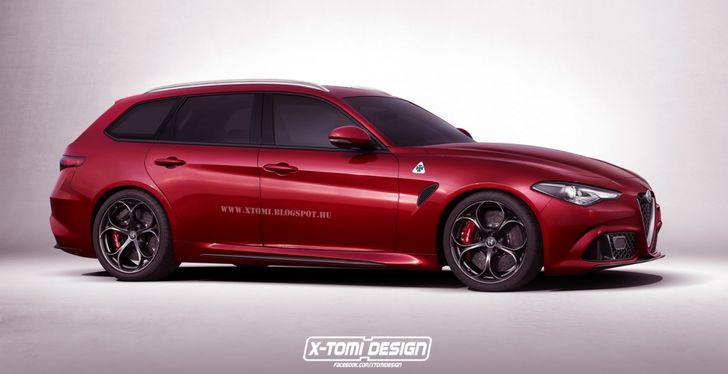 Alfa Romeo выпустит универсал Giulia в 2017 году Alfa Romeo выпустит универсал Giulia в 2017 году