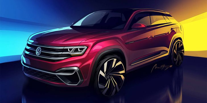 Volkswagen покажет в Нью-Йорке пятиместную версию внедорожника Atlas Volkswagen покажет в Нью-Йорке пятиместную версию внедорожника Atlas