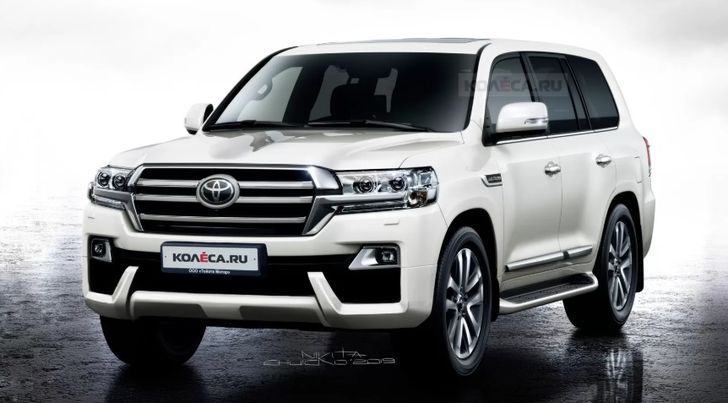 Появились первые изображения обновленного Toyota Land Cruiser 200 Появились первые изображения обновленного Toyota Land Cruiser 200