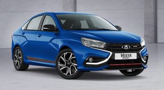 Синяя LADA Vesta Sport