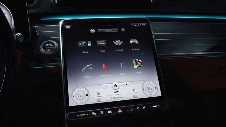 Новый MBUX в S-Class W223 Новый MBUX в S-Class W223