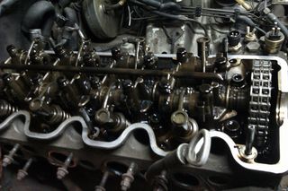 Разобранный двигатель