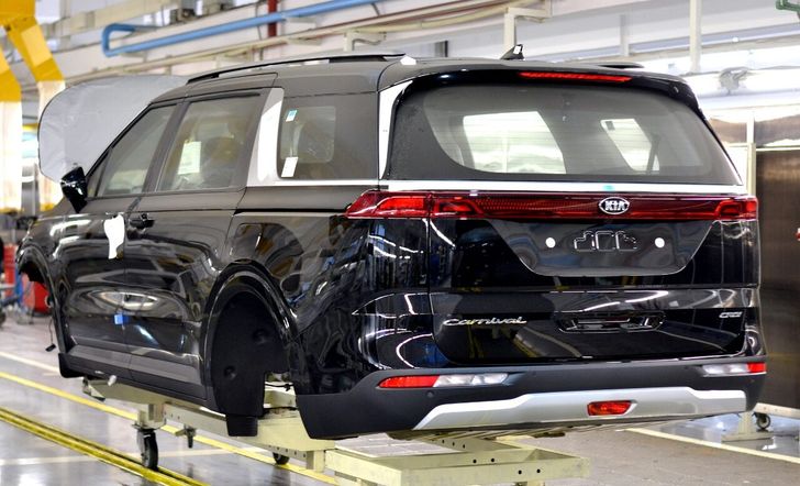 Производство KIA Carnival Производство KIA Carnival