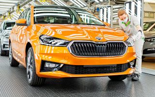 Производство новой Skoda Fabia