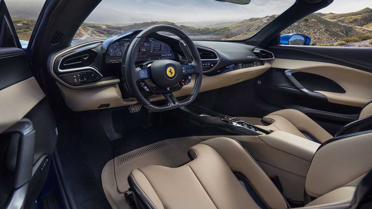 Интерьер Ferrari 296 GTS