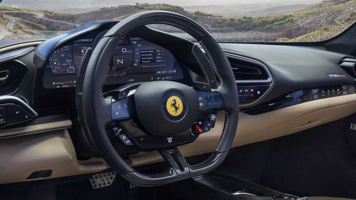 Интерьер Ferrari 296 GTS