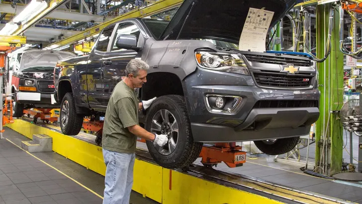 Производство Chevrolet Colorado