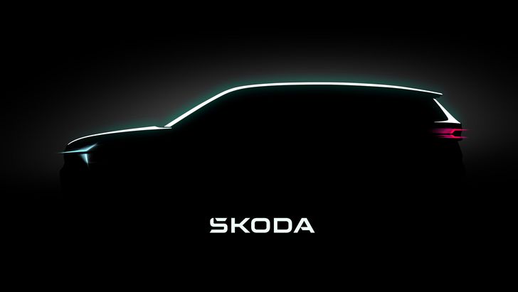 Силуэт нового поколения Skoda Kodiaq Силуэт нового поколения Skoda Kodiaq