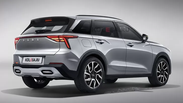 Рендер LADA X-cross 3 Рендер LADA X-cross 3
