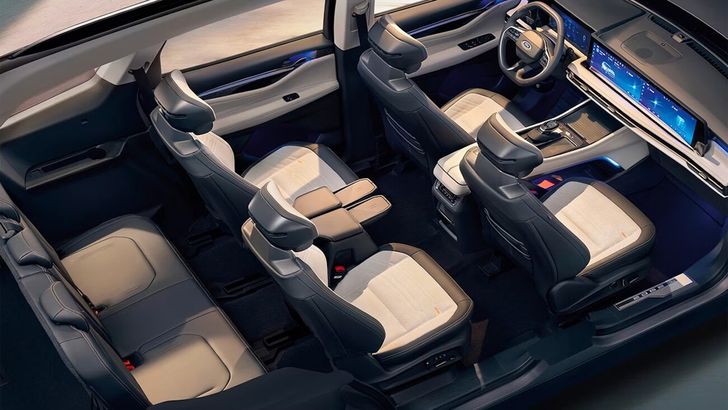 Интерьер Ford Edge для Китая Интерьер Ford Edge для Китая