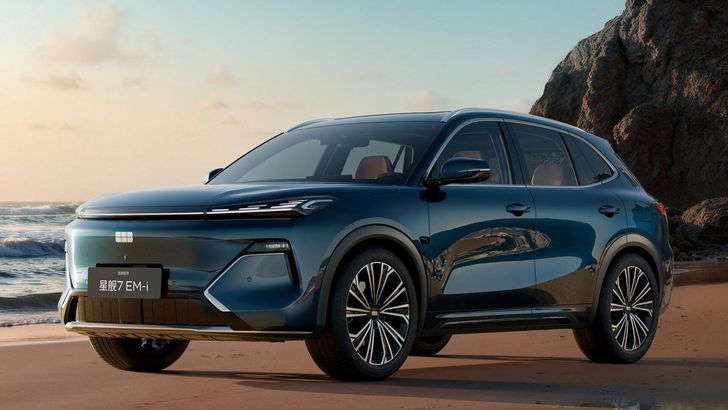 Geely представила Geely Galaxy Starship 7 EM-i 2026 года: новый гибридный кроссовер с запасом хода до 1575 км